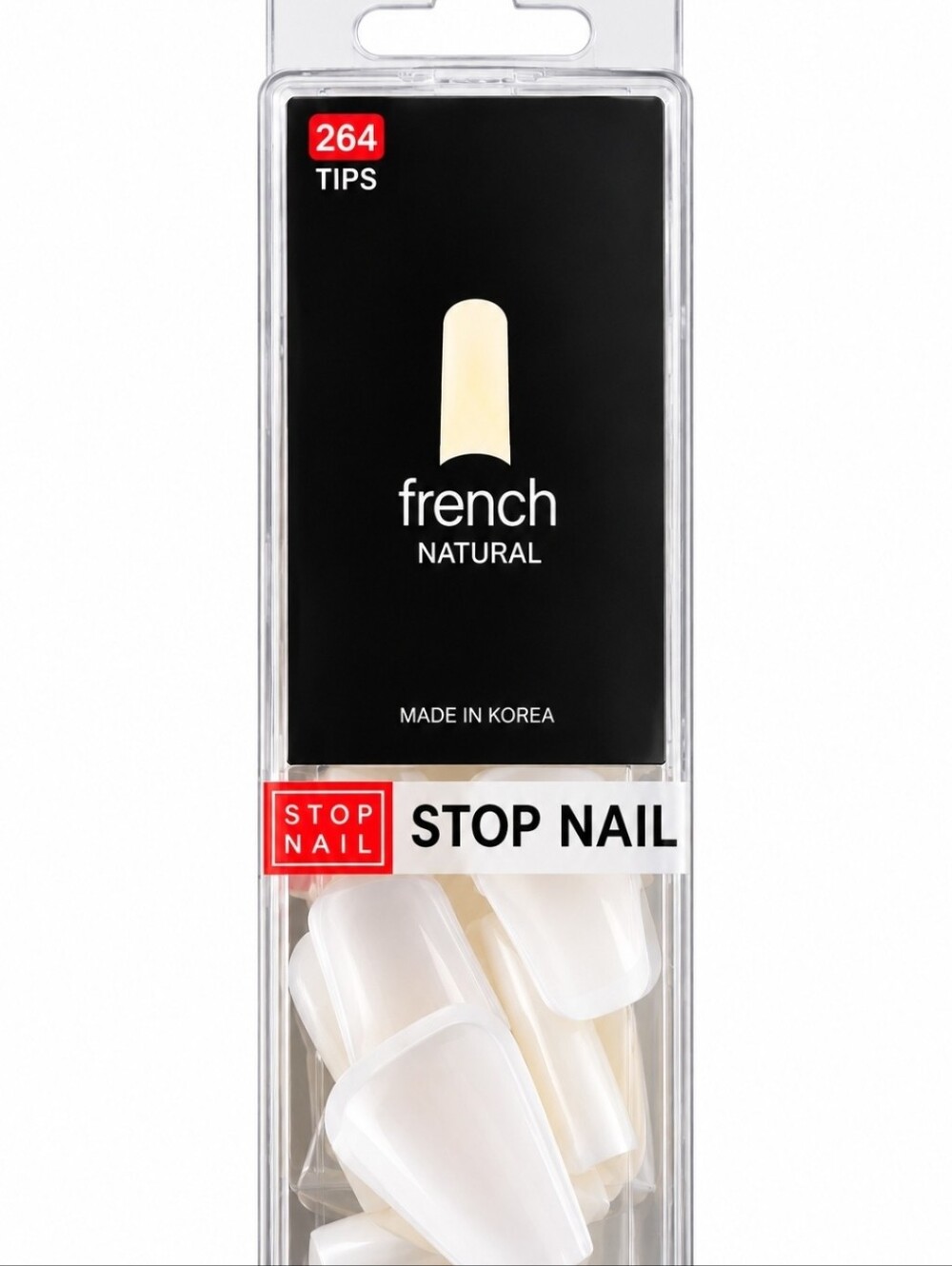 French Natural Press-On Nails - Natural Shade